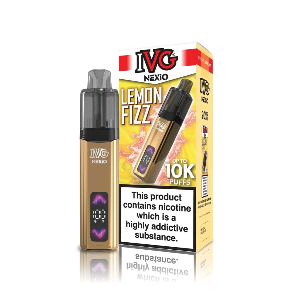  Lemon Fizz IVG Nexio 10k Vape Kit Box of 5