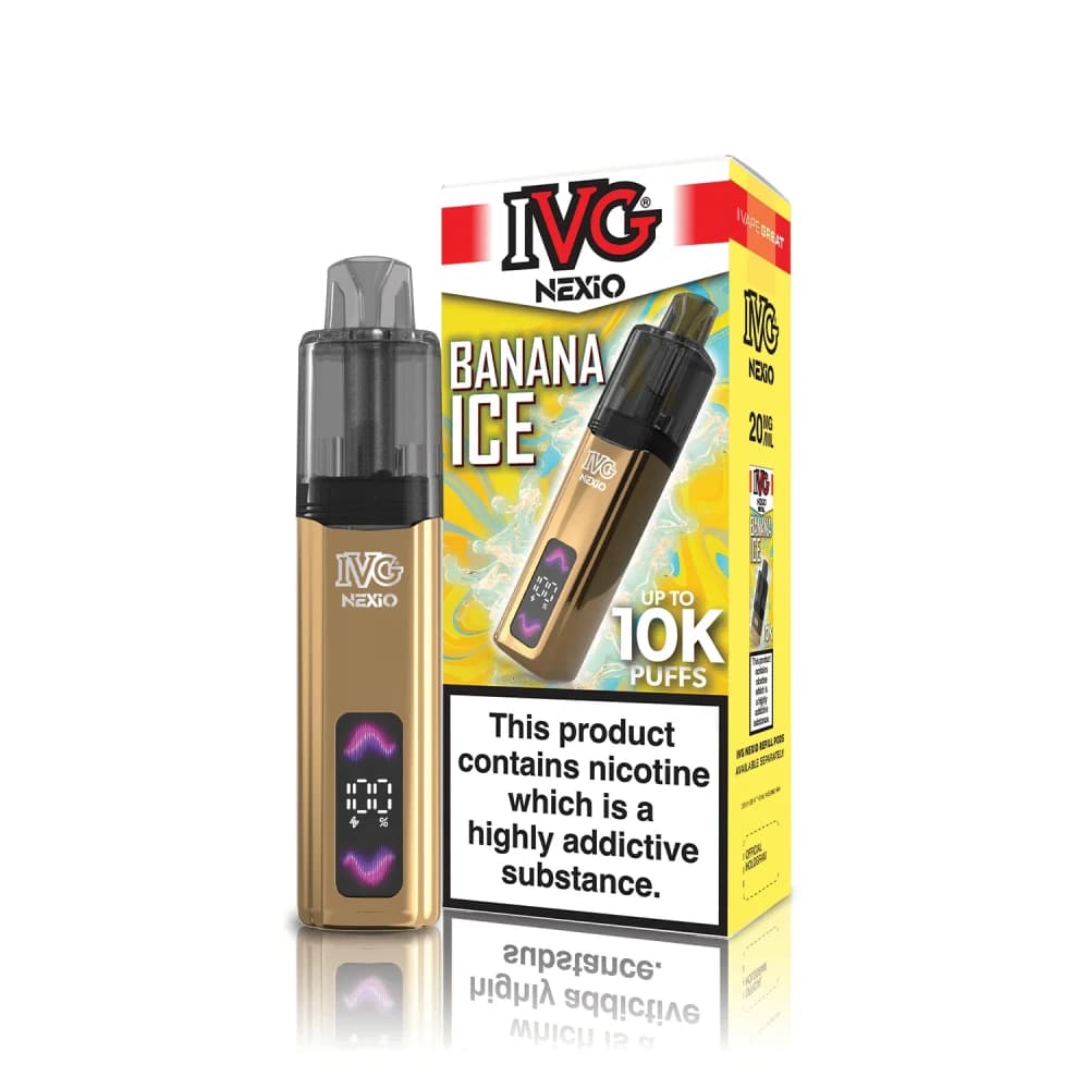  Banana Ice IVG Nexio 10k Vape Kit Box of 5