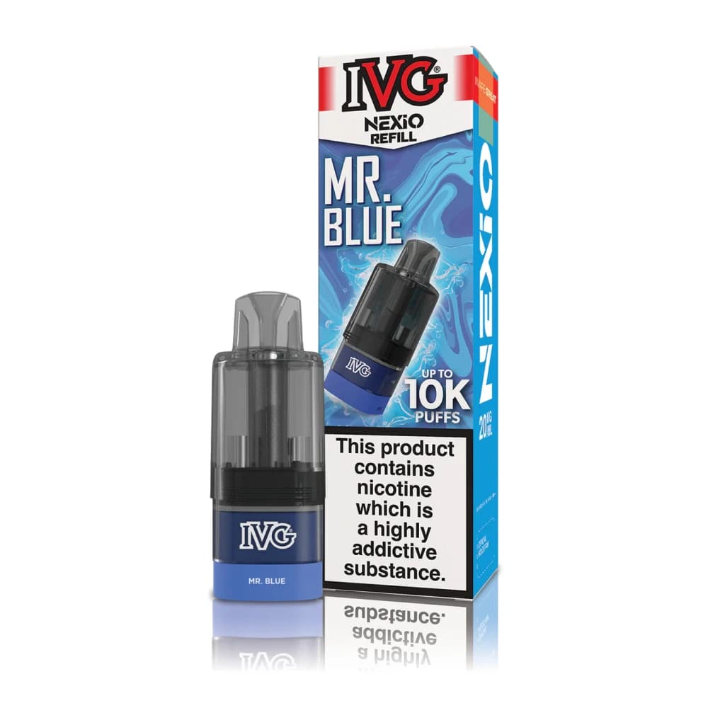  Mr Blue IVG Nexio 10k Prefilled Pods Box of 5