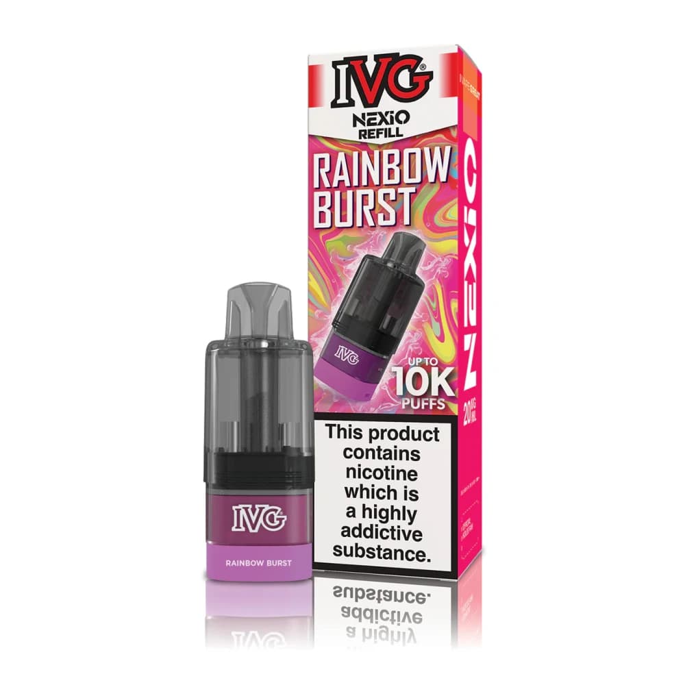  Rainbow Burst IVG Nexio 10k Prefilled Pods Box of 5
