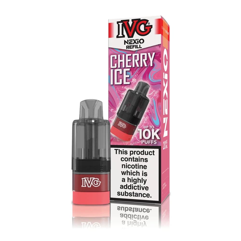  Cherry Ice IVG Nexio 10k Prefilled Pods Box of 5