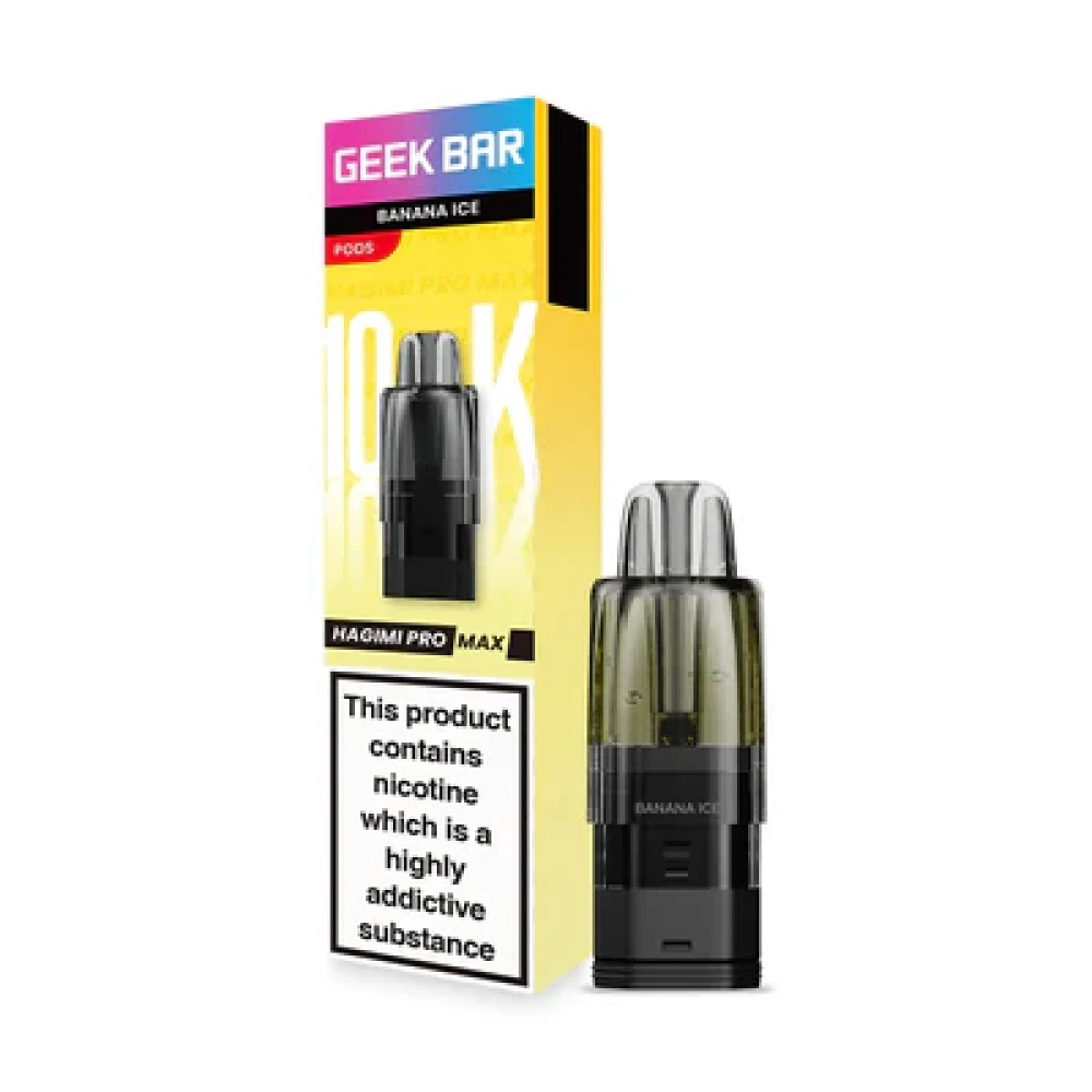  Banana Ice Geekbar Hagimi Pro Max 10k Refill Pods Box of 5