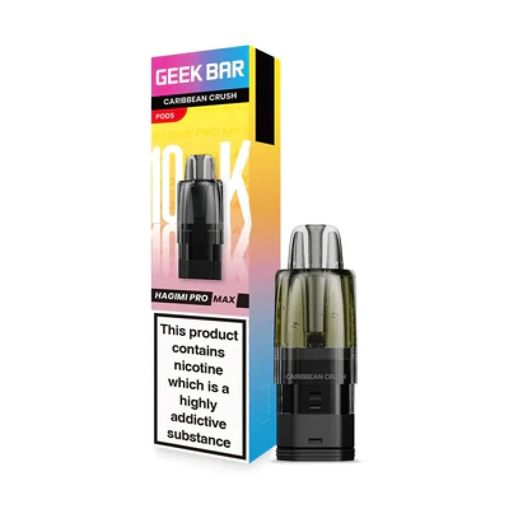  Carribean Crush Geekbar Hagimi Pro Max 10k Refill Pods Box of 5