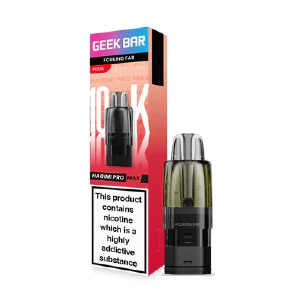  Fcuking Fab Geekbar Hagimi Pro Max 10k Refill Pods Box of 5
