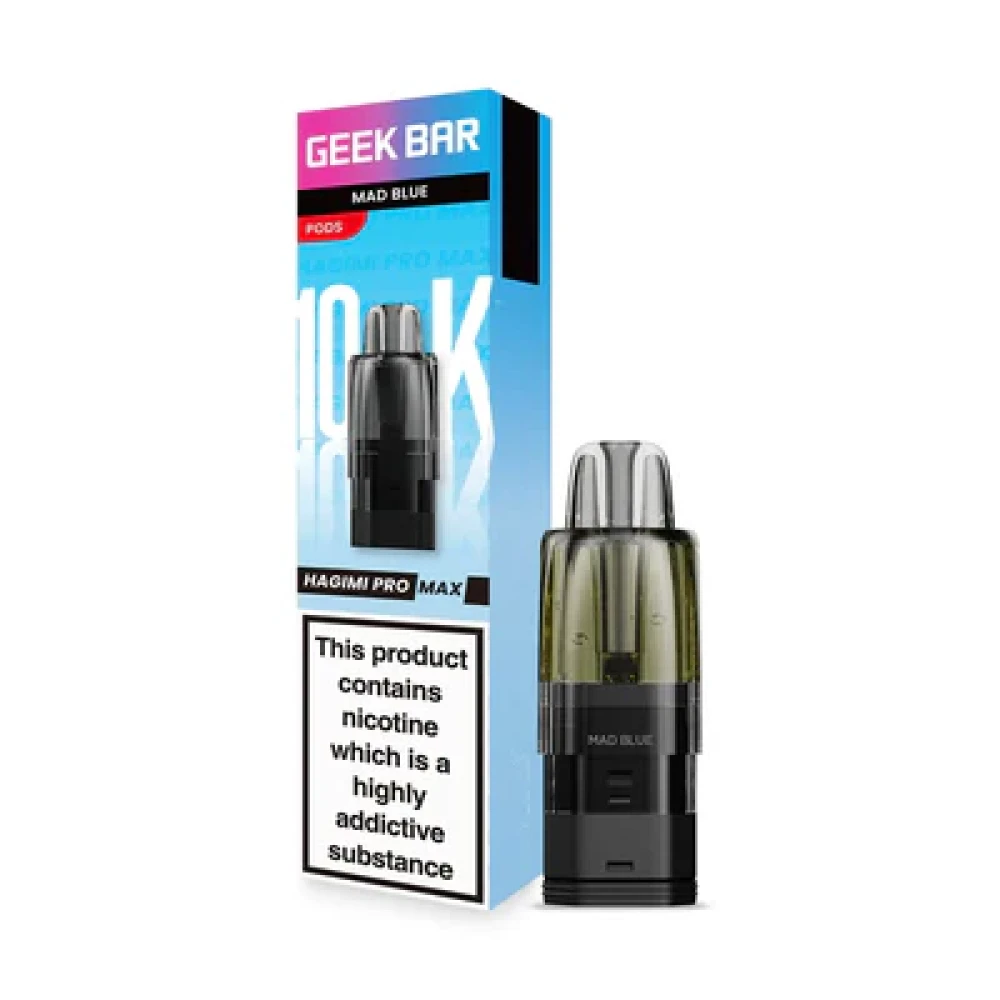  Mad Blue Geekbar Hagimi Pro Max 10k Refill Pods Box of 5