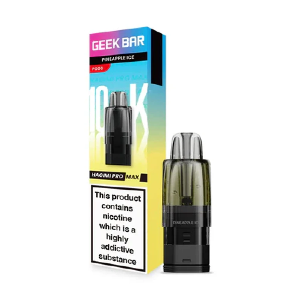  Pineapple Ice Geekbar Hagimi Pro Max 10k Refill Pods Box of 5
