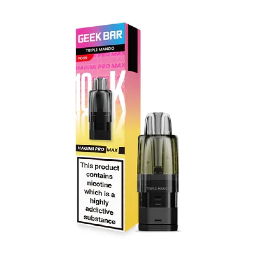  Triple Mango Geekbar Hagimi Pro Max 10k Refill Pods Box of 5