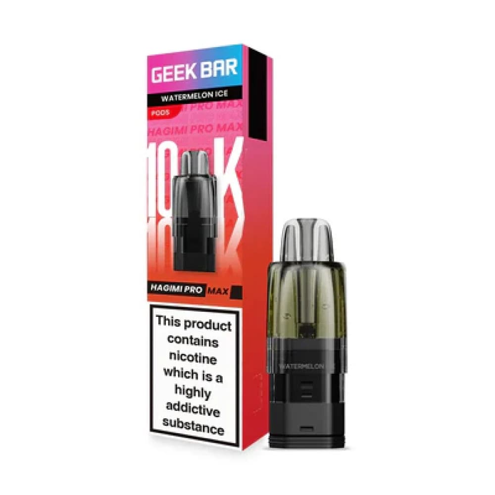  Watermelon Ice Geekbar Hagimi Pro Max 10k Refill Pods Box of 5