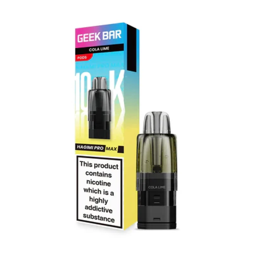  Cola Lime Geekbar Hagimi Pro Max 10k Refill Pods Box of 5