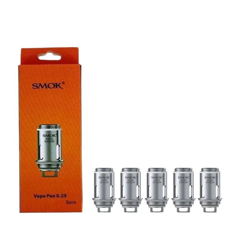  0.25 OHM SMOK Vape Pen 22 Replacement Coils - Pack of 5