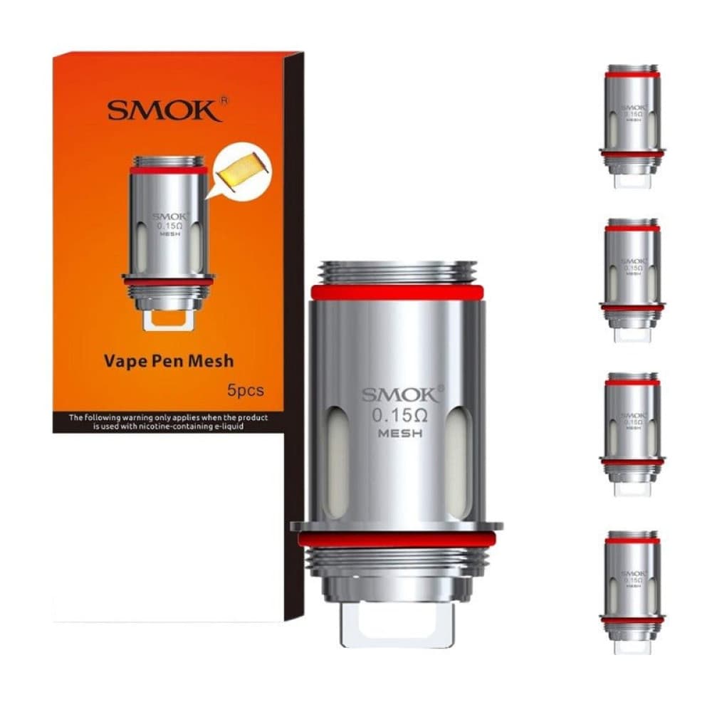  0.15 MESH SMOK Vape Pen 22 Replacement Coils - Pack of 5