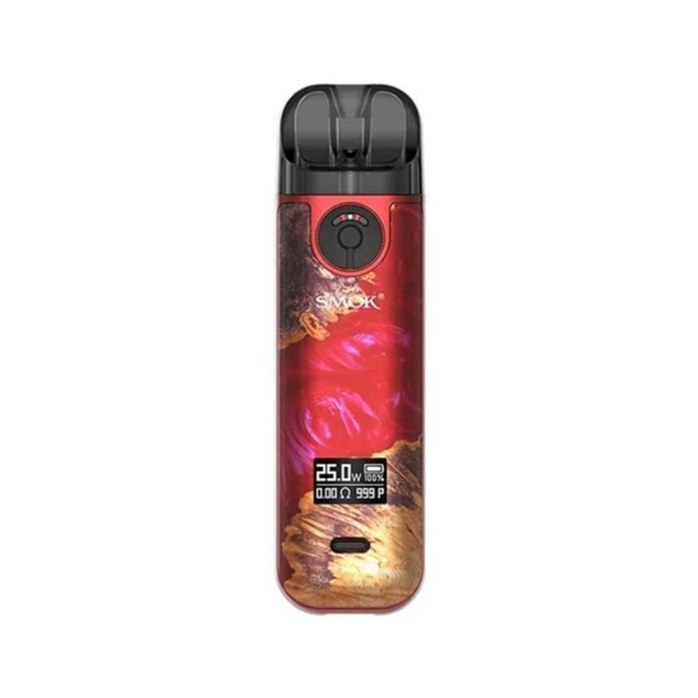  Red Stabilizing Wood Smok Novo 4 Pod Kit