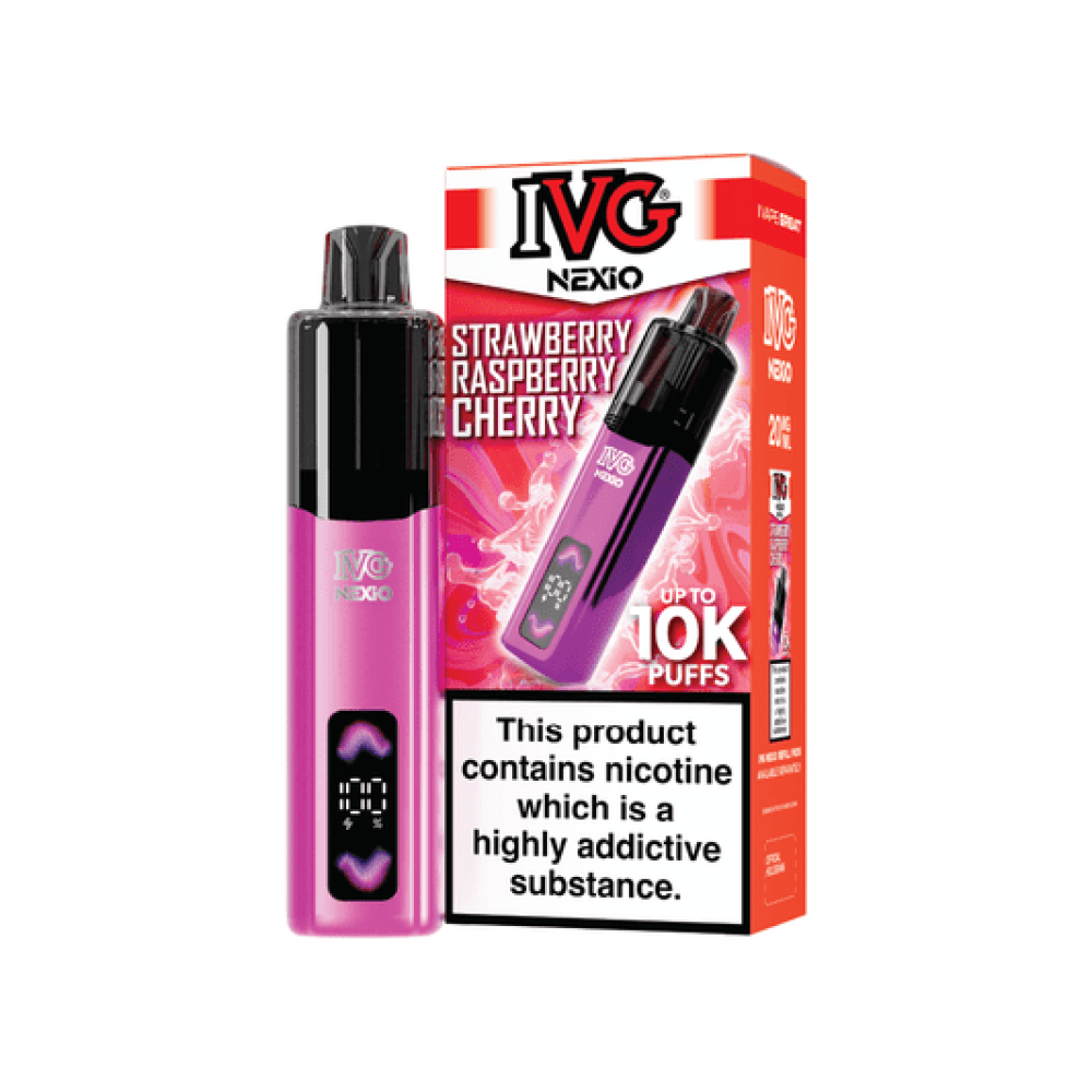  Strawberry Raspberry Cherry IVG NEXiO Prefilled Pod Kit