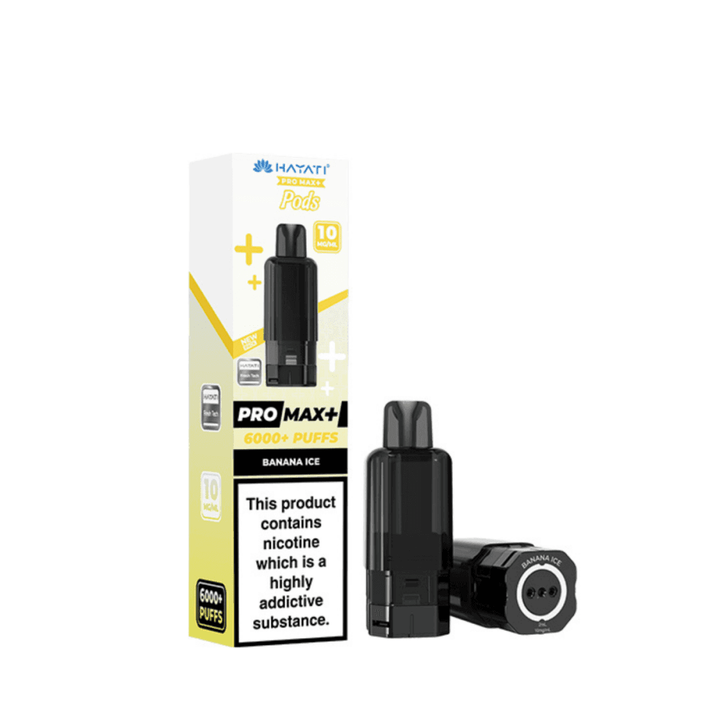  Banana Ice Hayati Pro Max Plus+ 10mg Replacement Pods