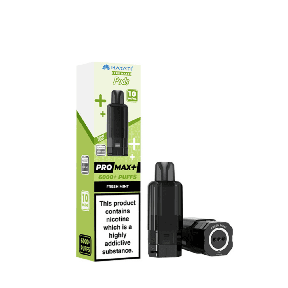  Fresh Mint Hayati Pro Max Plus+ 10mg Replacement Pods
