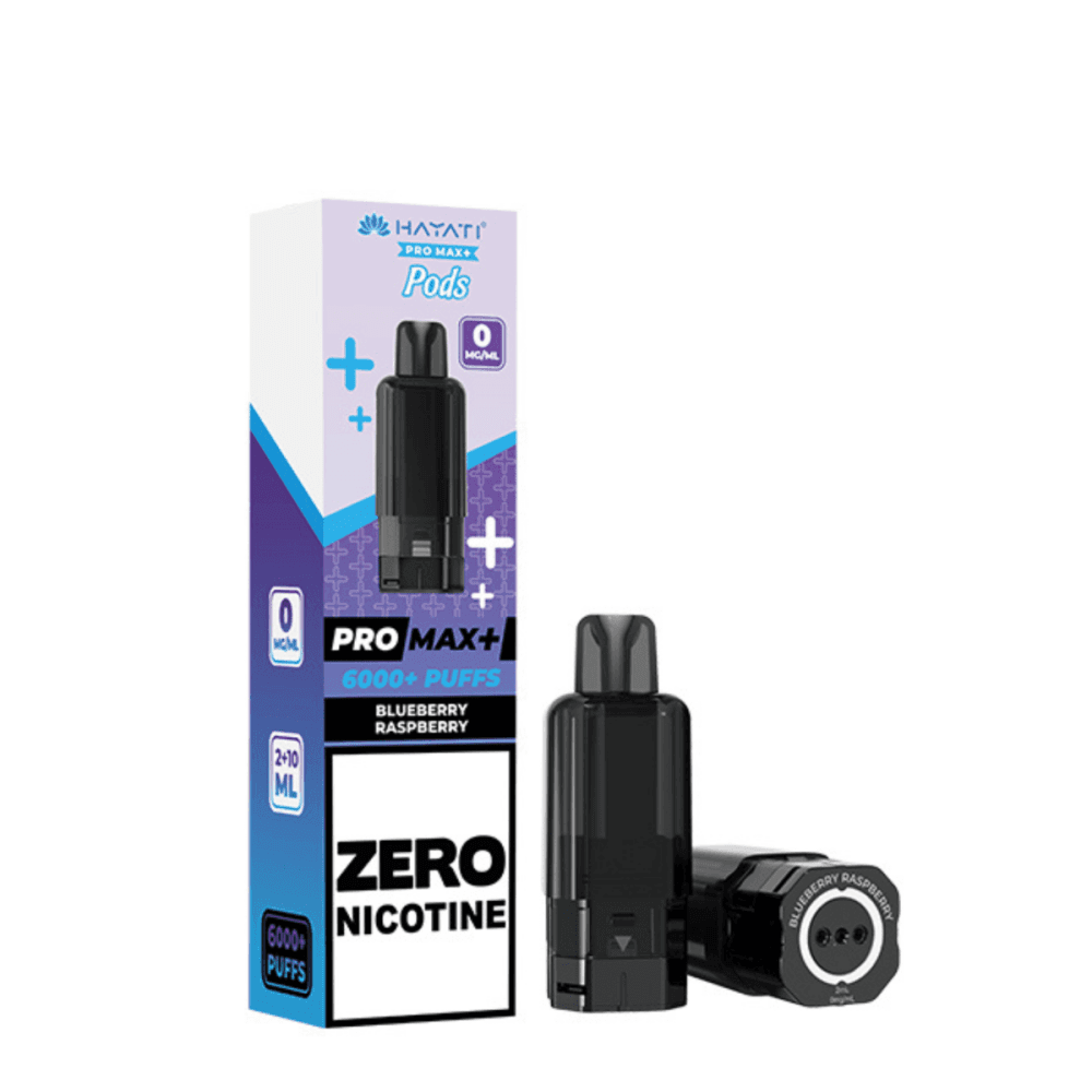  Blueberry Raspberry Hayati Pro Max 0% Replacement Pods