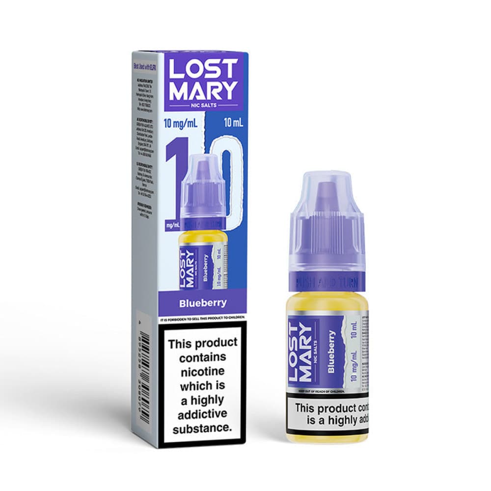  Blueberry / 10mg Lost Mary Nic Salt 10ml