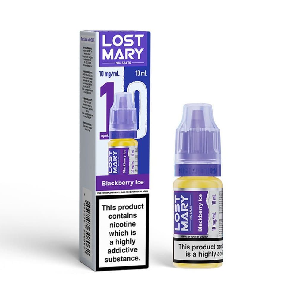  Blackberry Ice / 10mg Lost Mary Nic Salt 10ml
