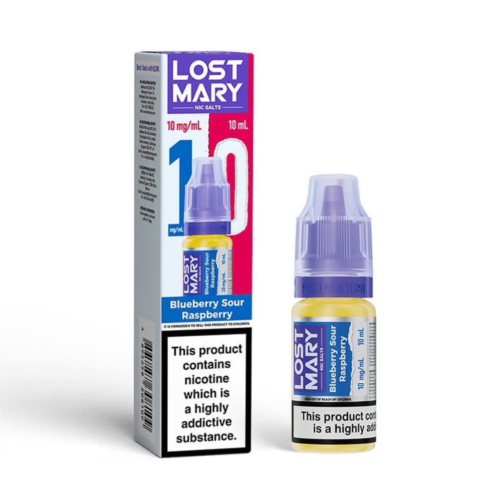  Blueberry Sour Raspberry / 10mg Lost Mary Nic Salt 10ml
