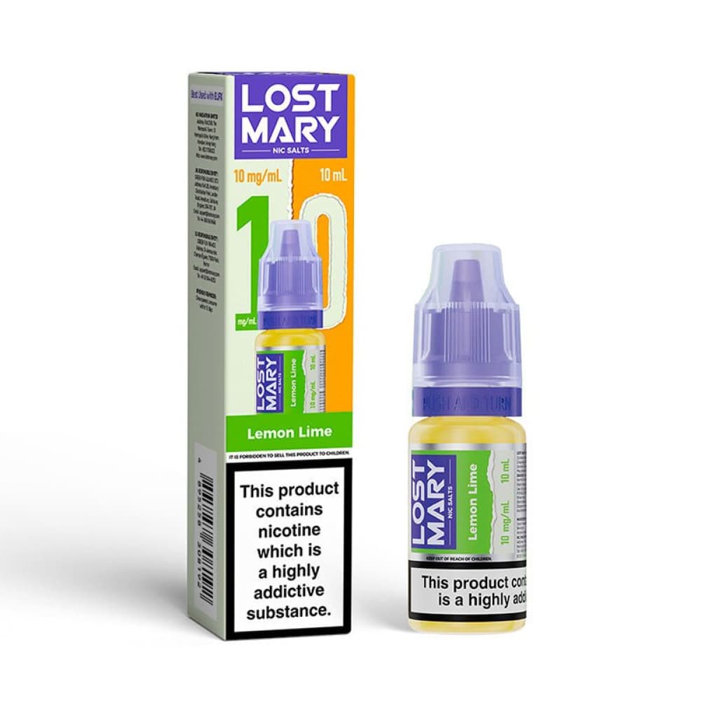  Lemon Lime / 10mg Lost Mary Nic Salt 10ml