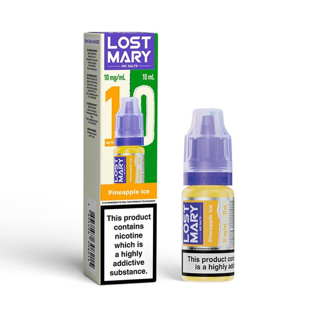  Pineapple Ice / 10mg Lost Mary Nic Salt 10ml