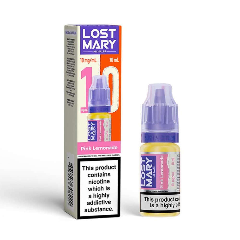  Pink Lemonade / 10mg Lost Mary Nic Salt 10ml