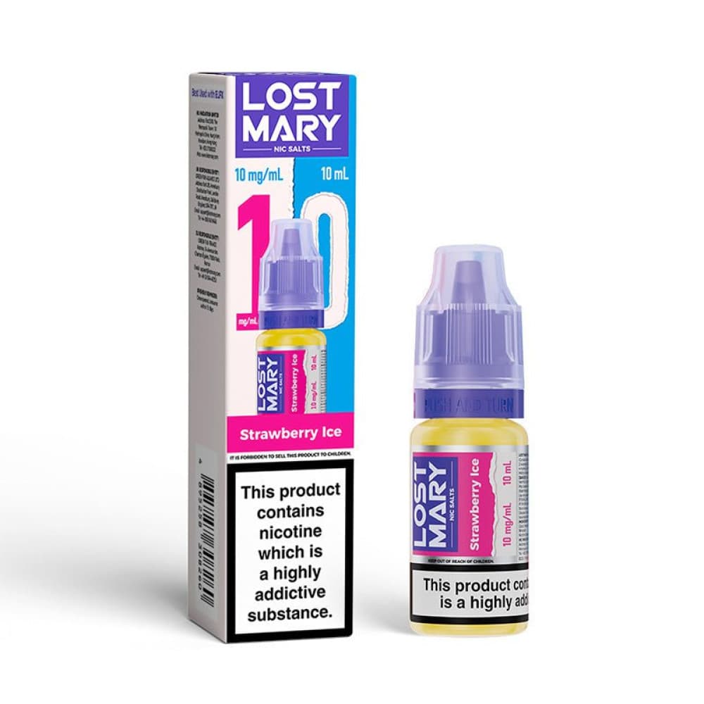  Strawberry Ice / 10mg Lost Mary Nic Salt 10ml