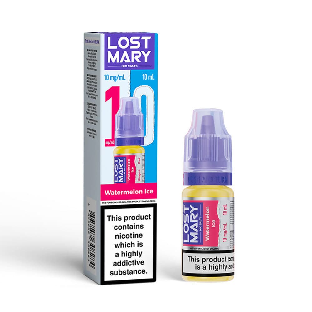  Watermelon Ice / 10mg Lost Mary Nic Salt 10ml
