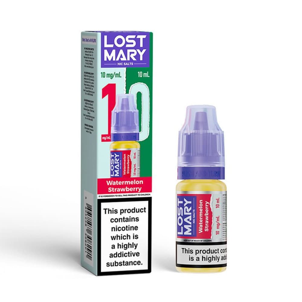  Watermelon Strawberry / 10mg Lost Mary Nic Salt 10ml