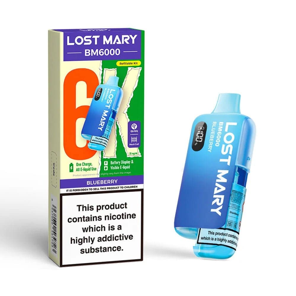  Blueberry Lost Mary BM6000 Prefilled Pod Kit