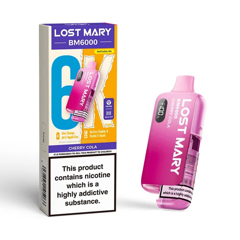  Cherry Cola Lost Mary BM6000 Prefilled Pod Kit