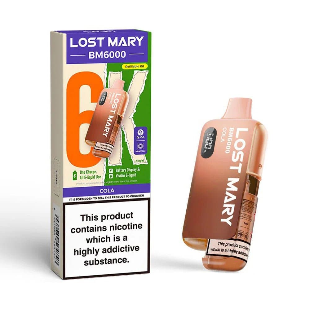  Cola Lost Mary BM6000 Prefilled Pod Kit