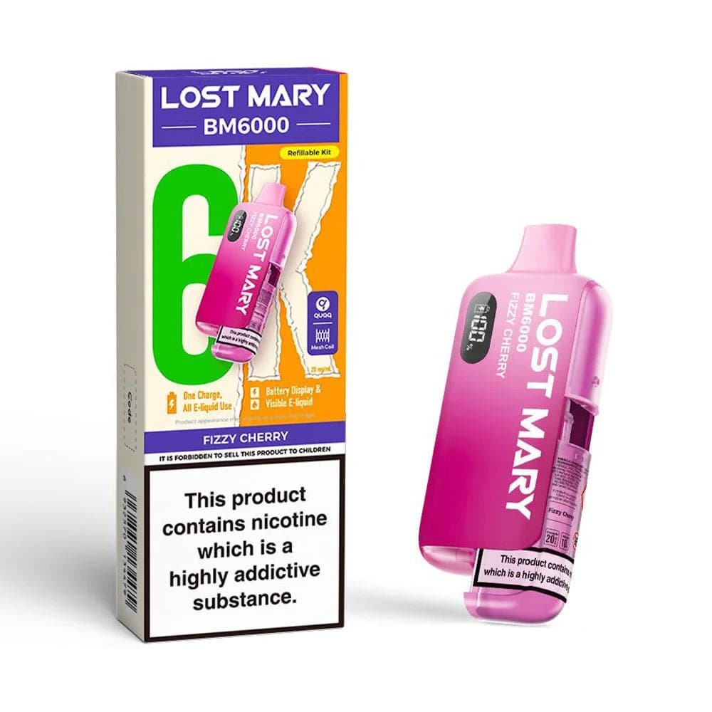  Fizzy Cherry Lost Mary BM6000 Prefilled Pod Kit