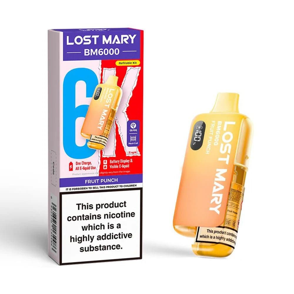  Fruit Punch Lost Mary BM6000 Prefilled Pod Kit