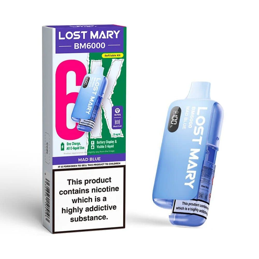  Mad Blue Lost Mary BM6000 Prefilled Pod Kit