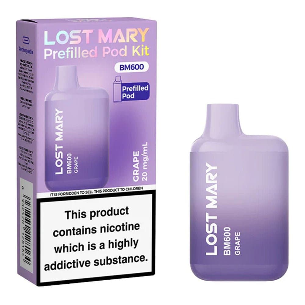  Grape Lost Mary BM600 Prefilled Kit