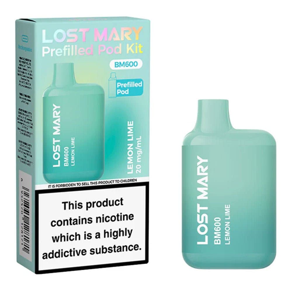  Lemon Lime Lost Mary BM600 Prefilled Kit
