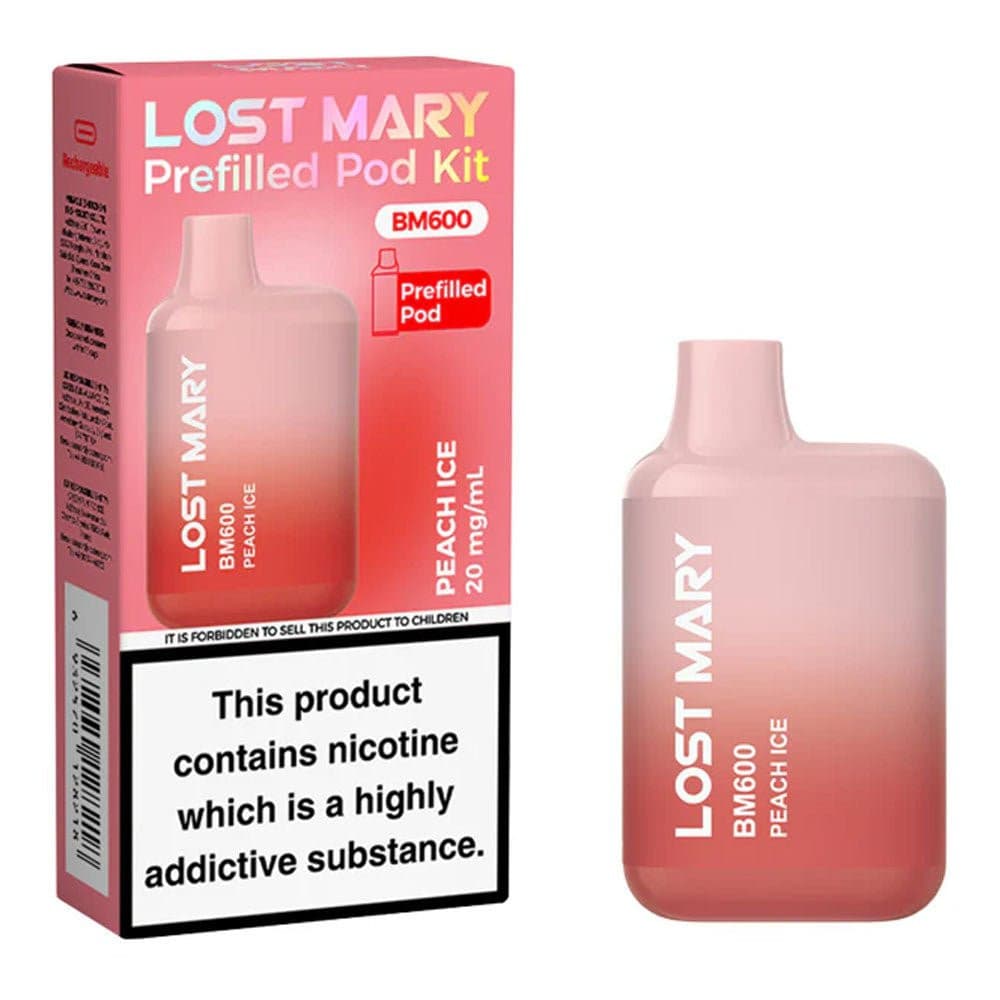  Peach Ice Lost Mary BM600 Prefilled Kit