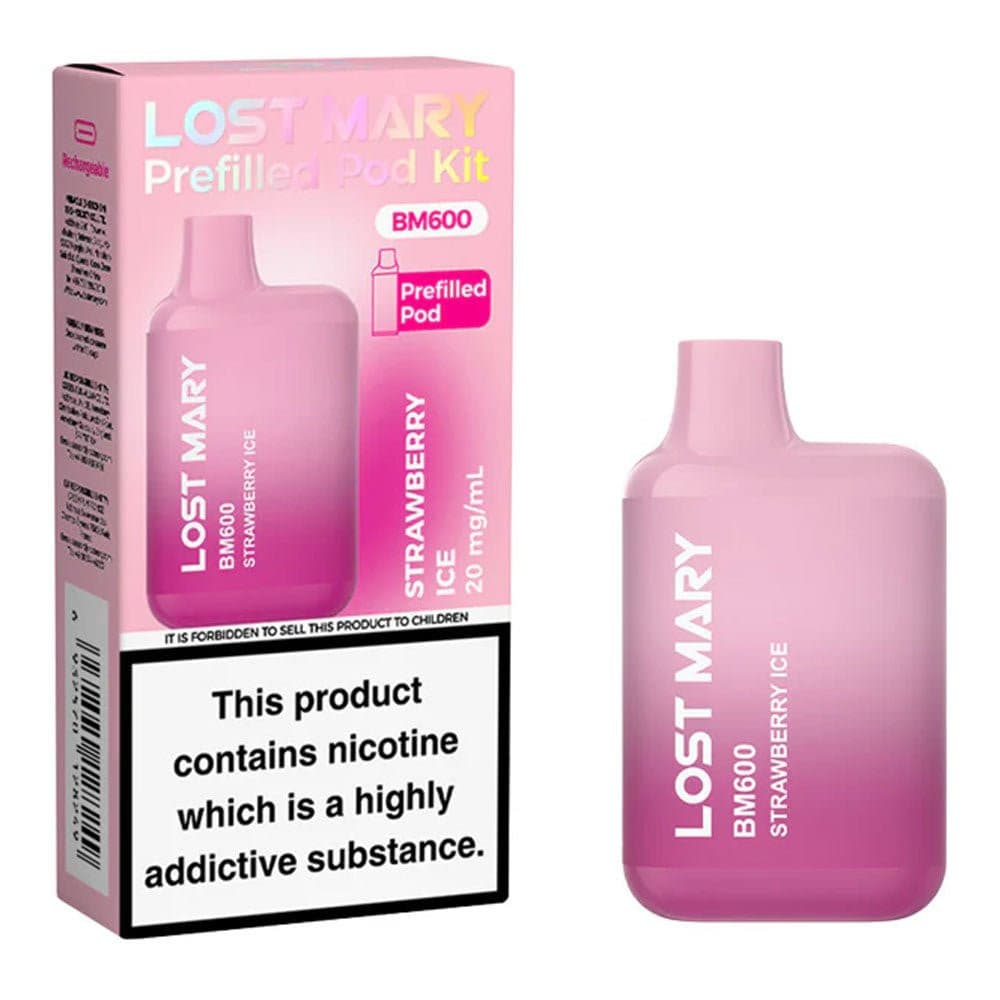  Strawberry Ice Lost Mary BM600 Prefilled Kit