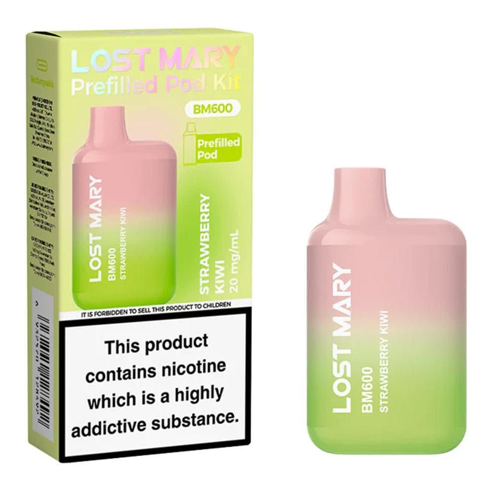  Strawberry Kiwi Lost Mary BM600 Prefilled Kit