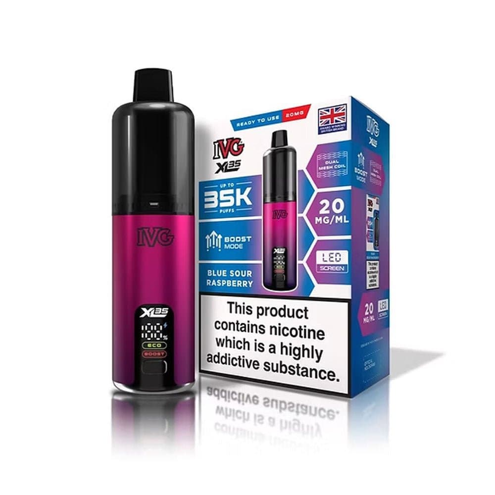  Blue Sour Raspberry IVG XL 35K Prefilled Pod Kit