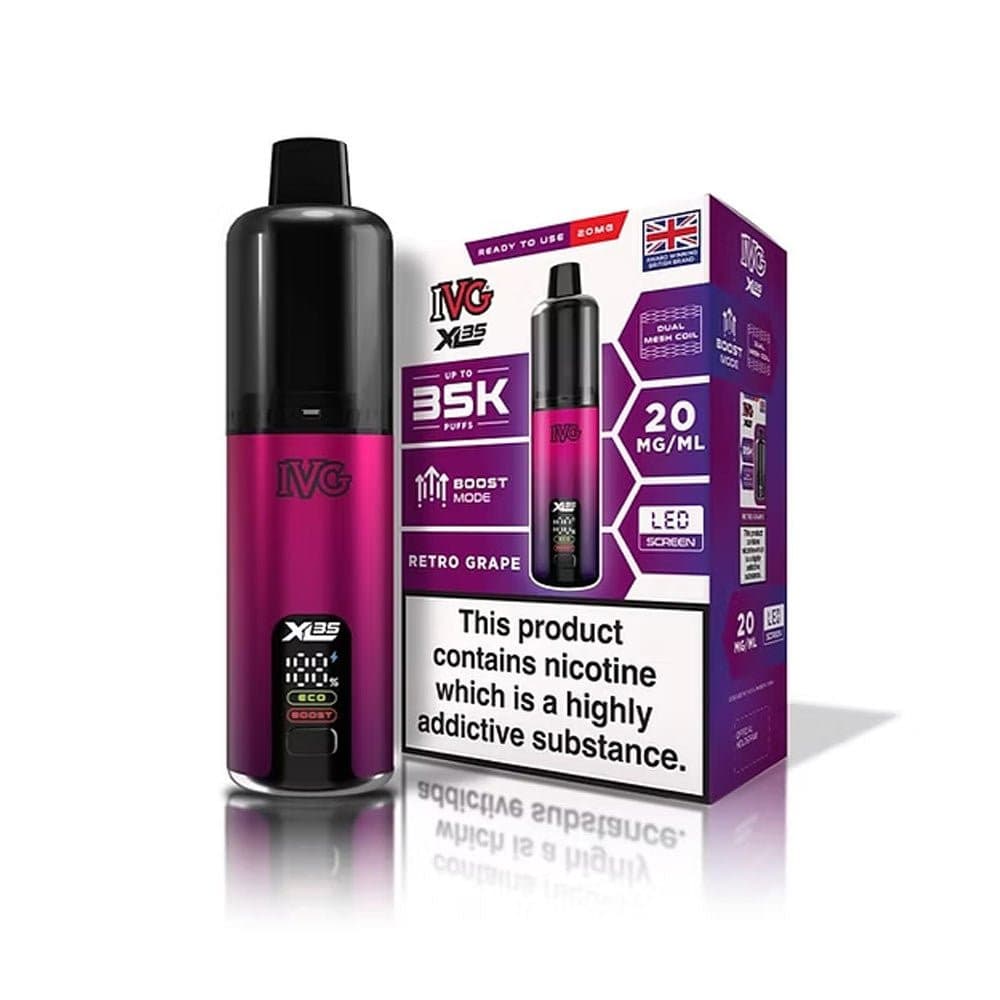  Retro Grape IVG XL 35K Prefilled Pod Kit