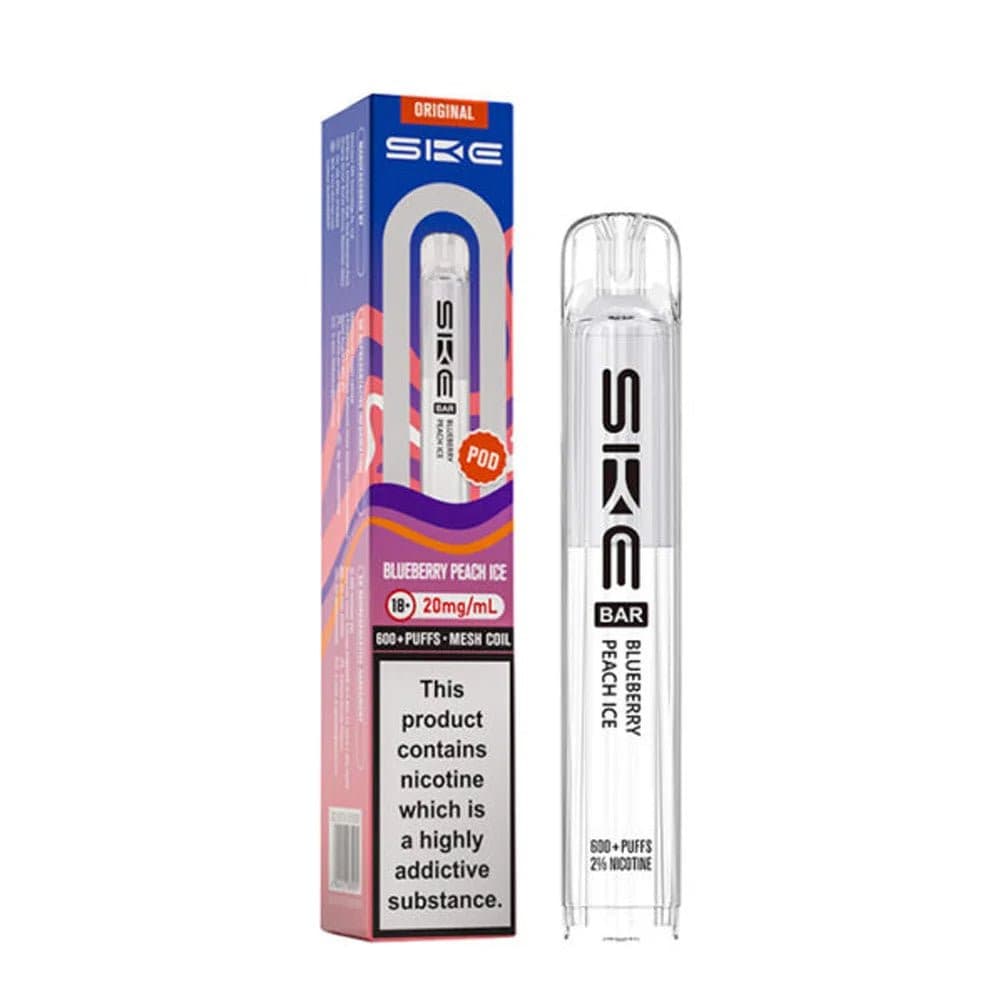  Blueberry Peach Ice SKE Crystal Original 600 Prefilled Pod