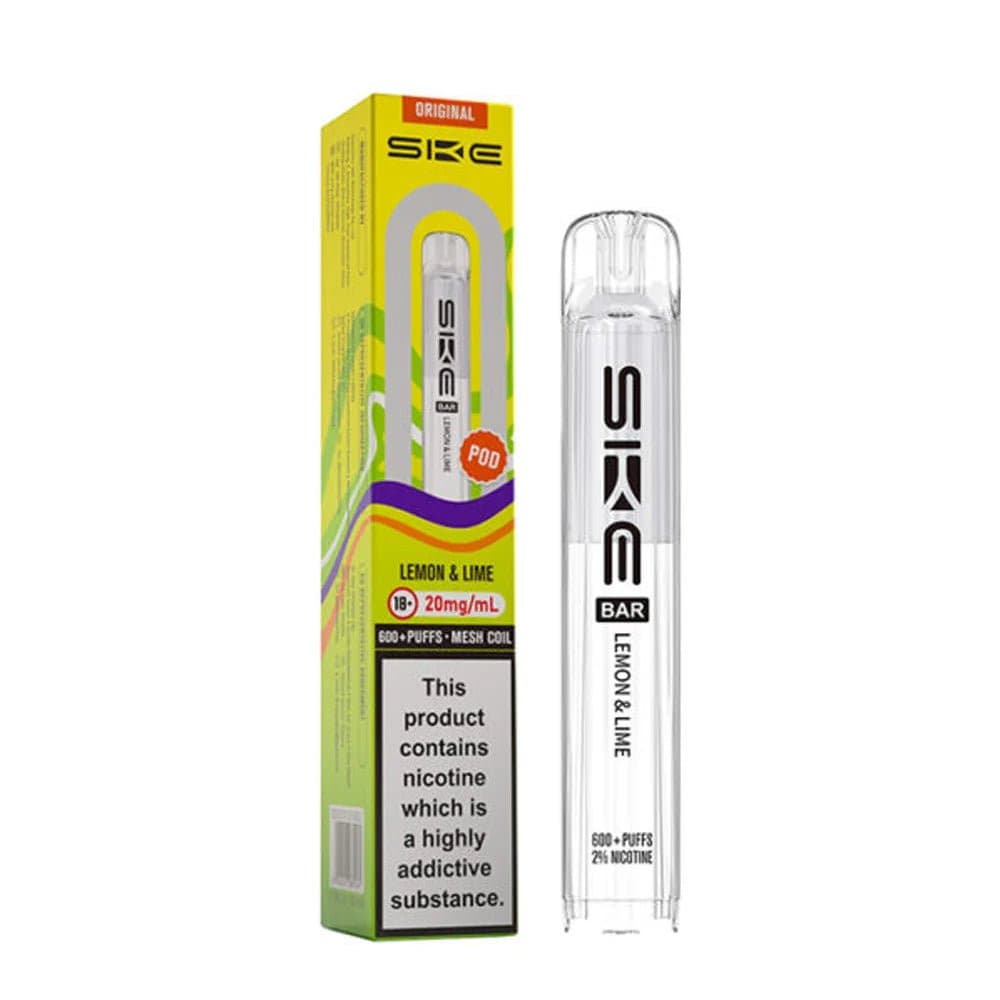  Lemon Lime SKE Crystal Original 600 Prefilled Pod