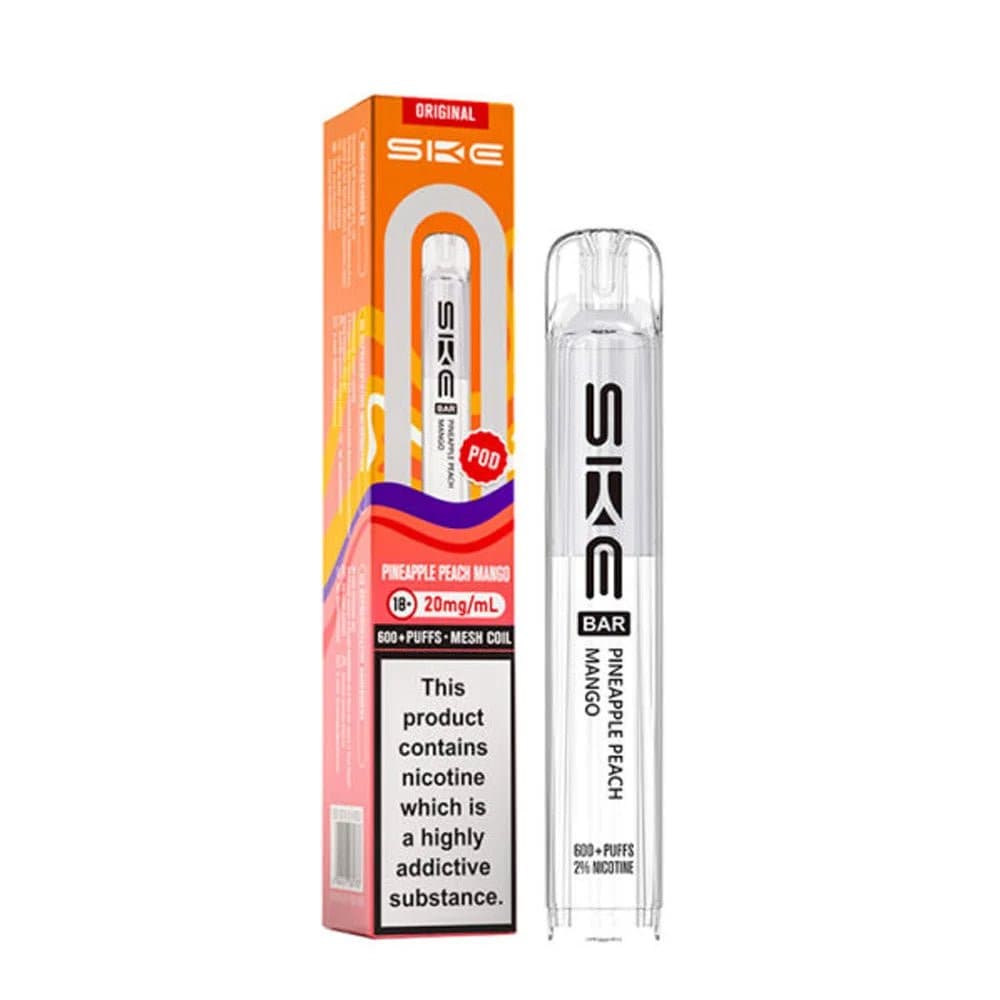  Pineapple Peach Mango SKE Crystal Original 600 Prefilled Pod