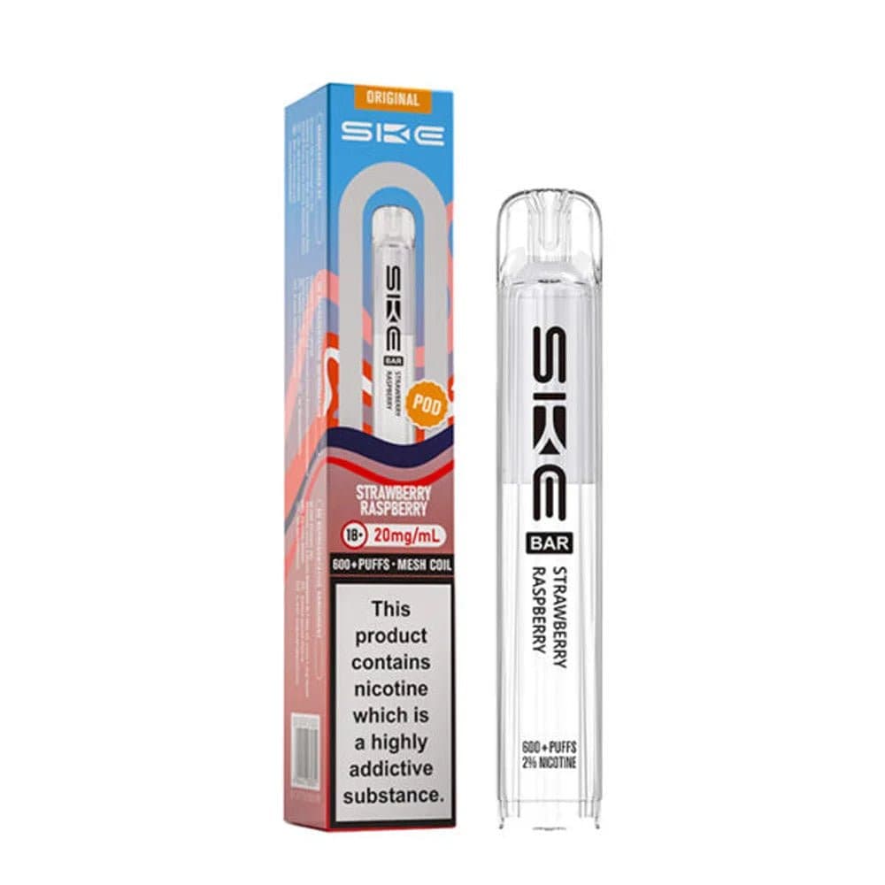  Strawberry Raspberry SKE Crystal Original 600 Prefilled Pod
