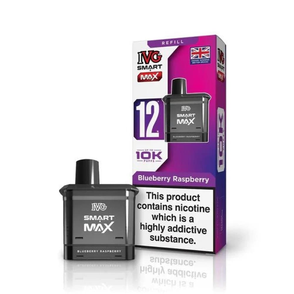 Blueberry Raspberry IVG Smart Max 10k Prefilled Replacement Pods
