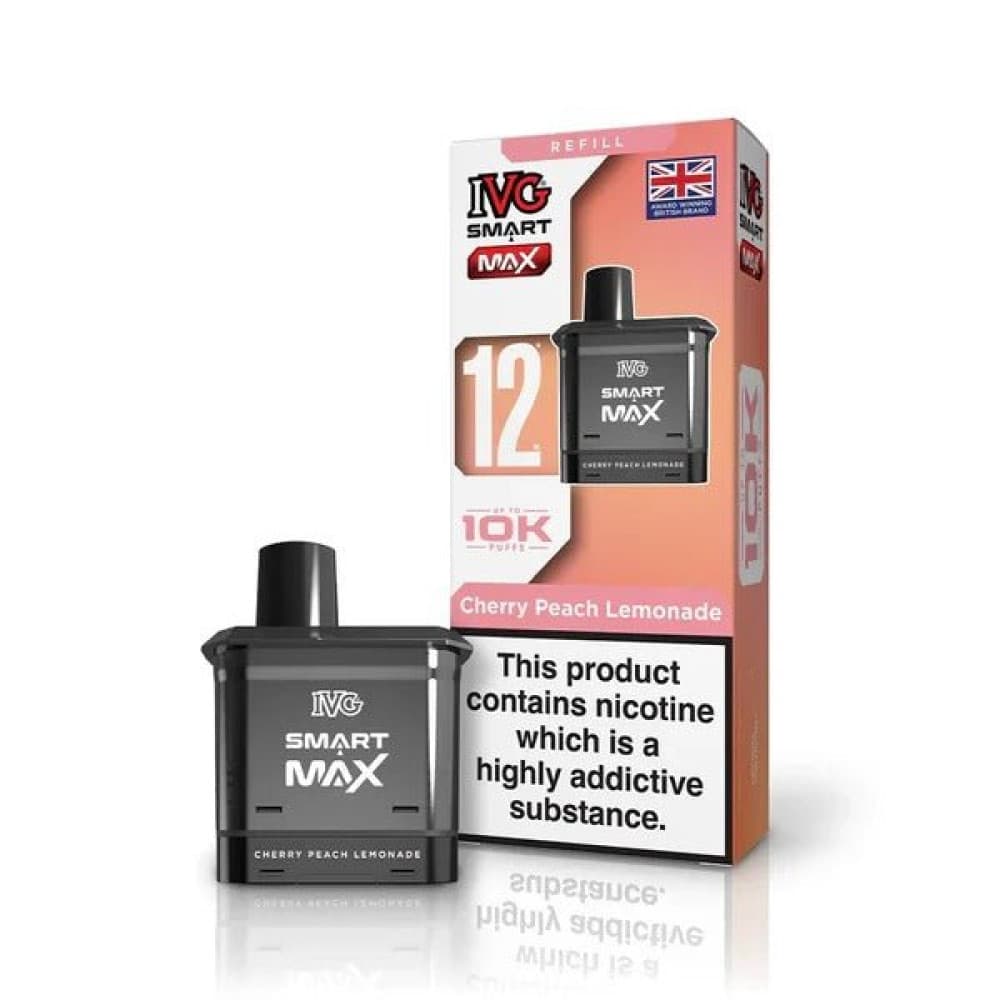  Cherry Peach Lemonade IVG Smart Max 10k Prefilled Replacement Pods