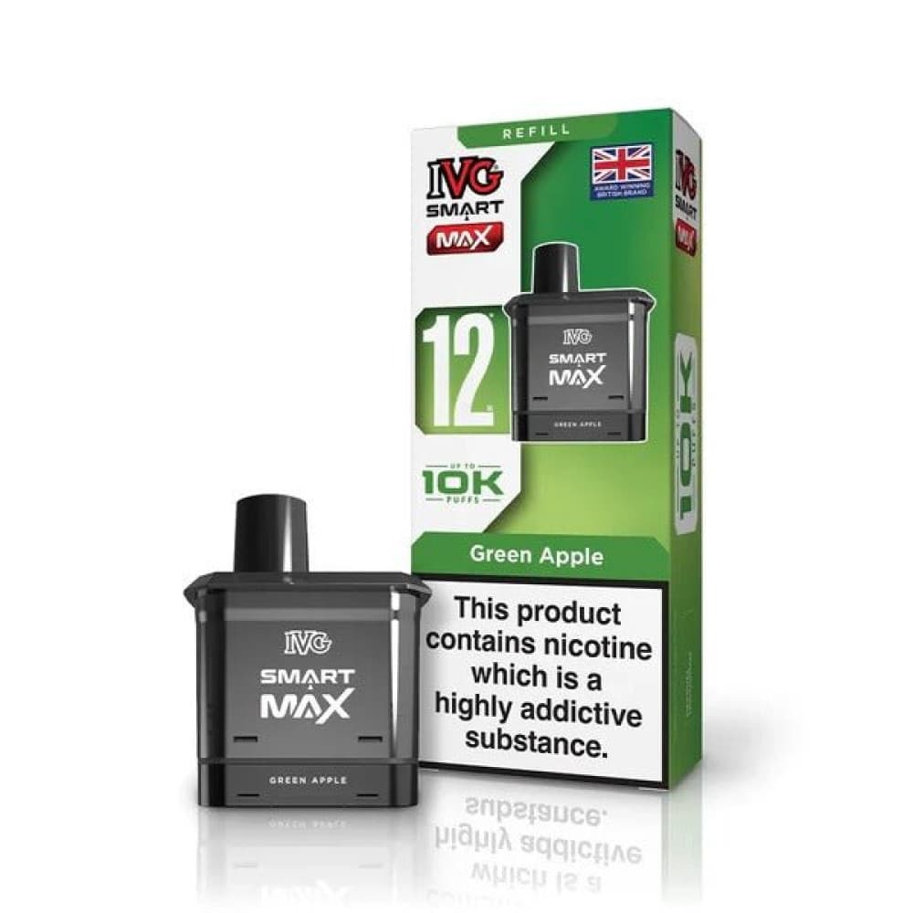  Green Apple IVG Smart Max 10k Prefilled Replacement Pods