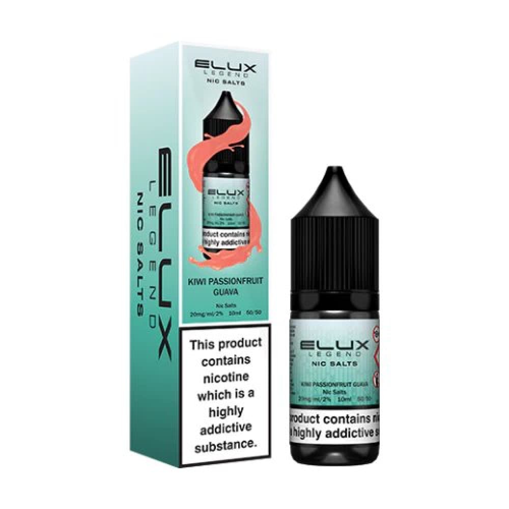  Kiwi Passion Fruit Guava / 10mg Elux Legend 10ml Nic Salts
